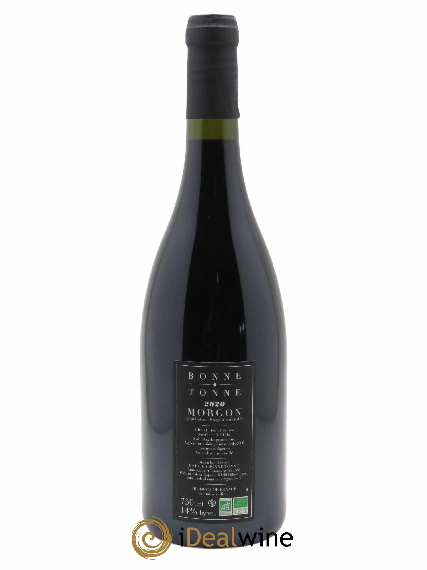 Morgon Charmes La Bonne Tonne  2020 - Lot de 1 Bouteille