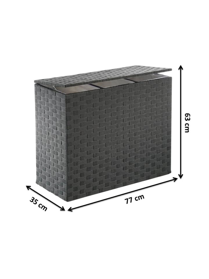 kobolo Wäschesortierer SNOWSORT3 in Schwarz günstig kaufen onesize