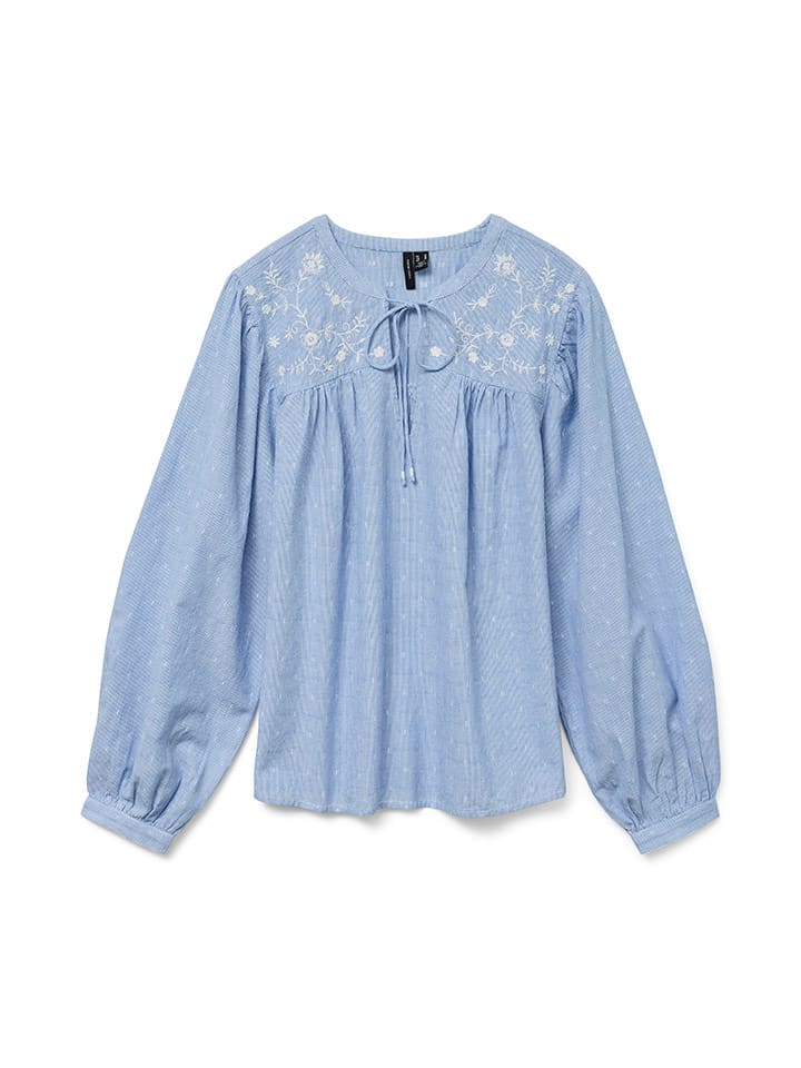 Vero Moda Bluse in Hellblau günstig kaufen