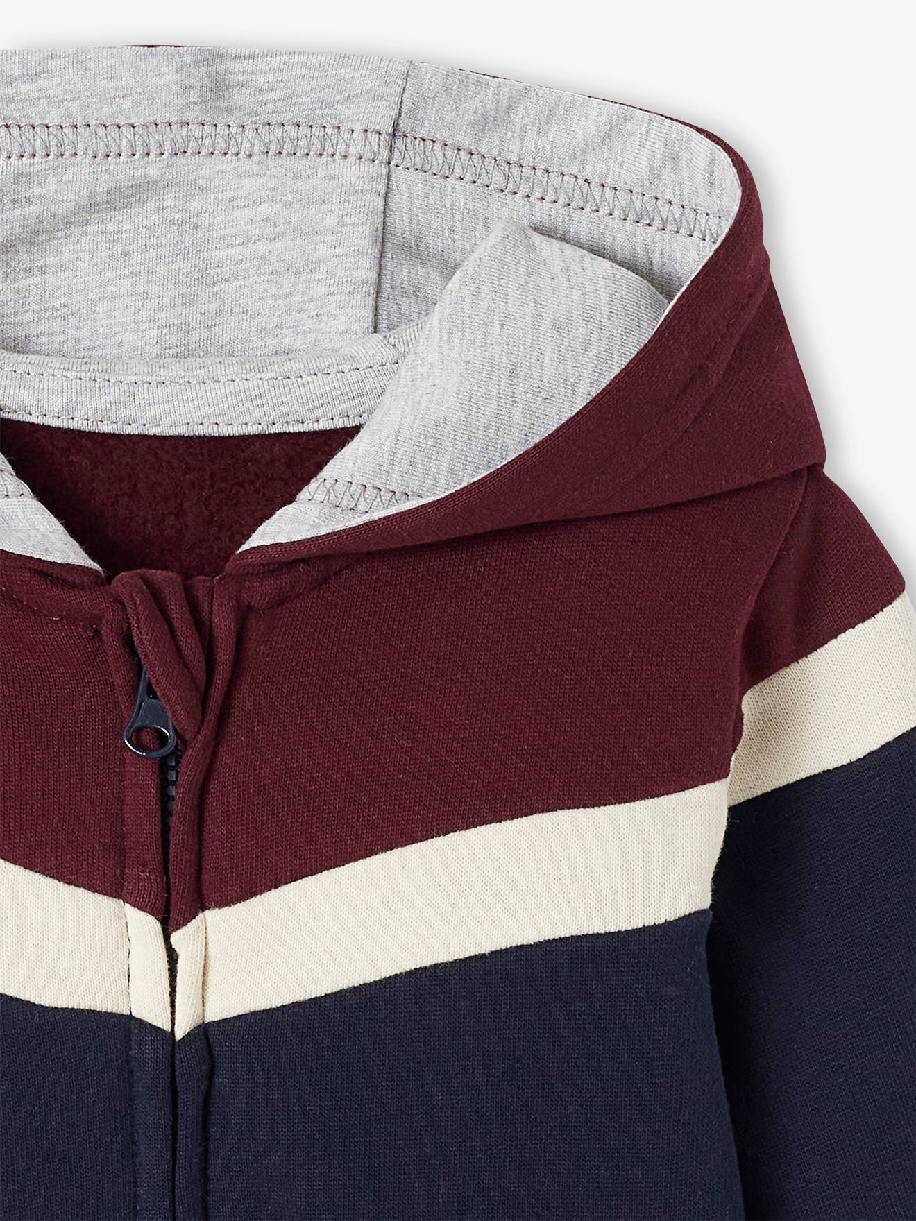 Vertbaudet Jungen Baby Kapuzensweatjacke Oeko-Tex - aqua