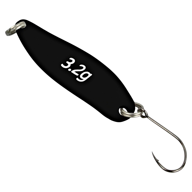 FTM Trout Spoon Hammer (3,2 g, Pink/Schwarz UV)