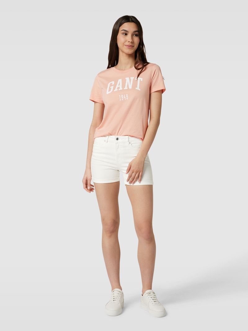 Jeansshorts im 5-Pocket Design Modell 'LUNA' in offwhite