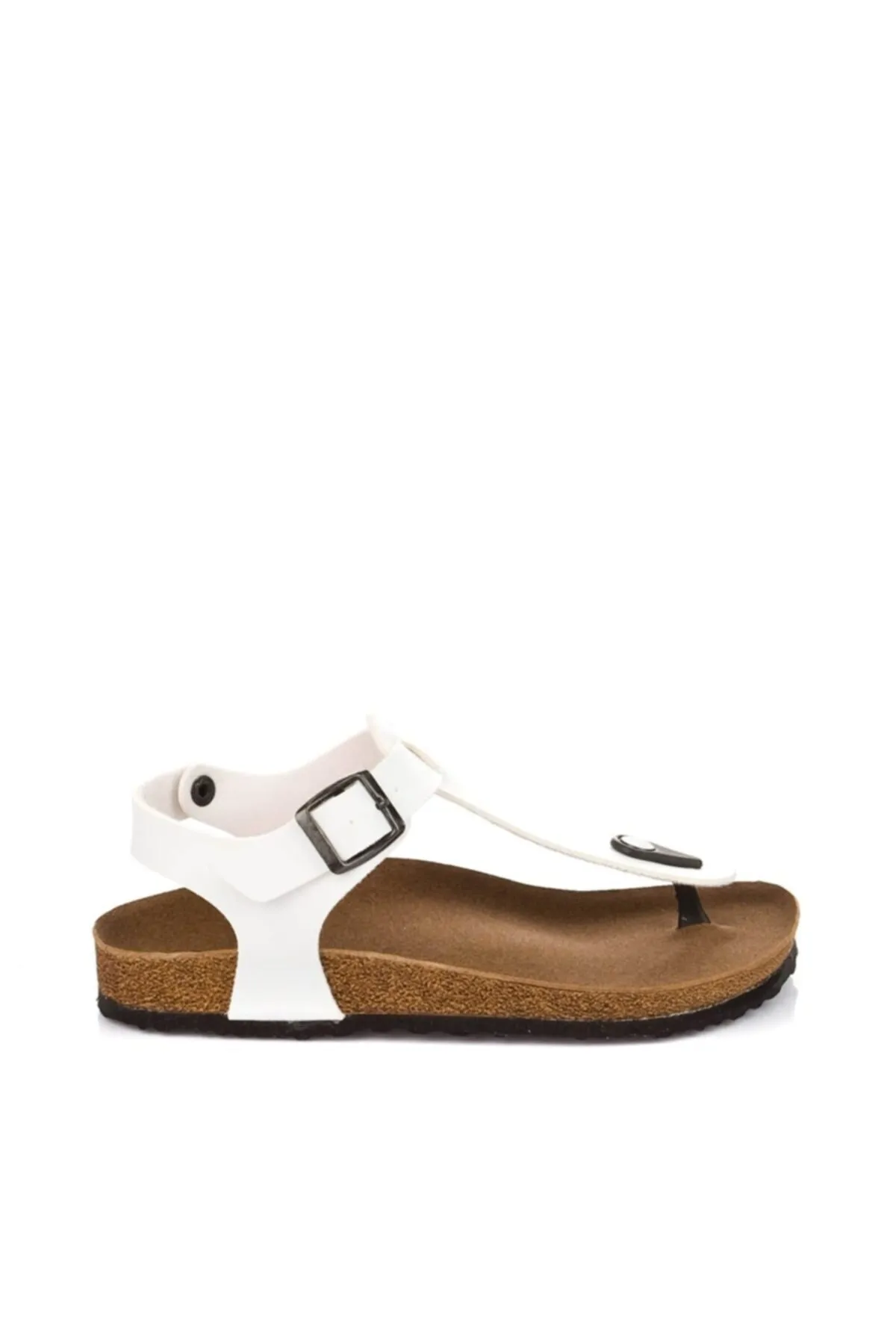 Fox Shoes  Weiße Damensandalen B777805009