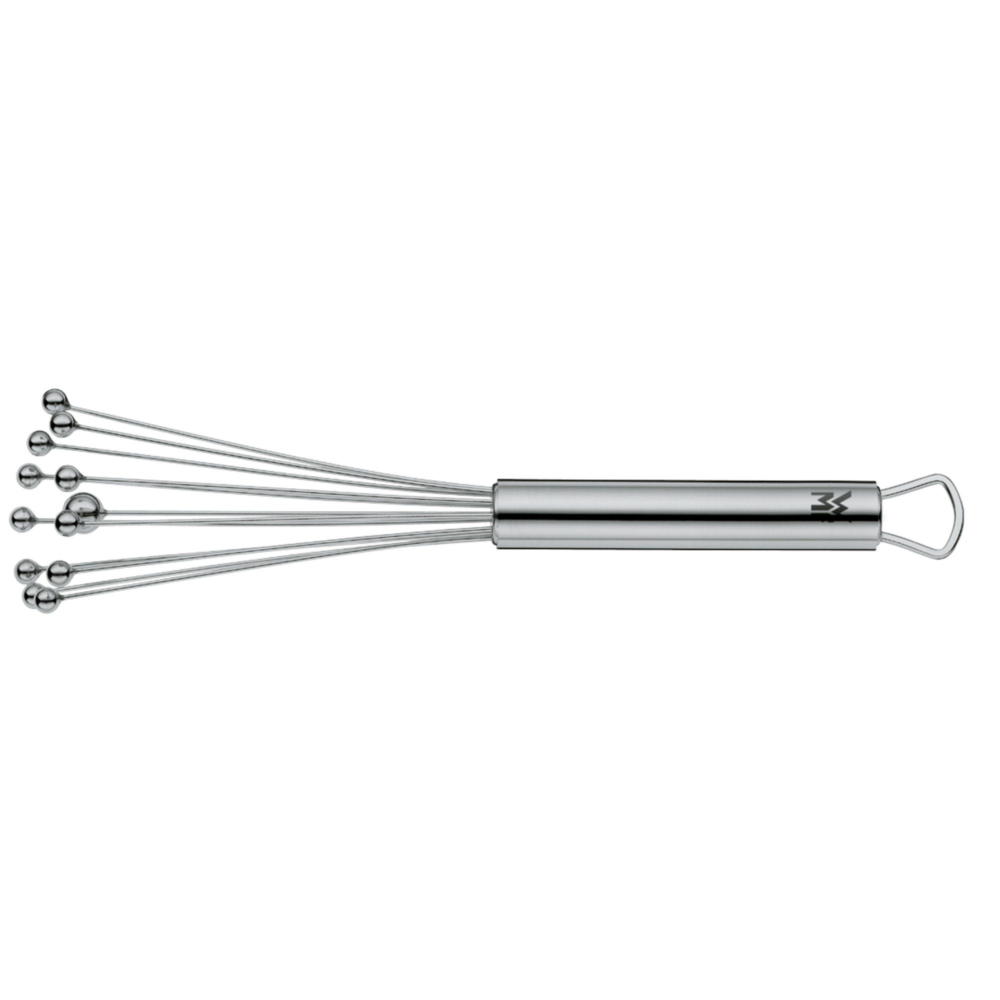 WMF Schneebesen Profi Plus, Cromargan Edelstahl teilmattiert, Schneebesen klein, Rührbesen, Quirl