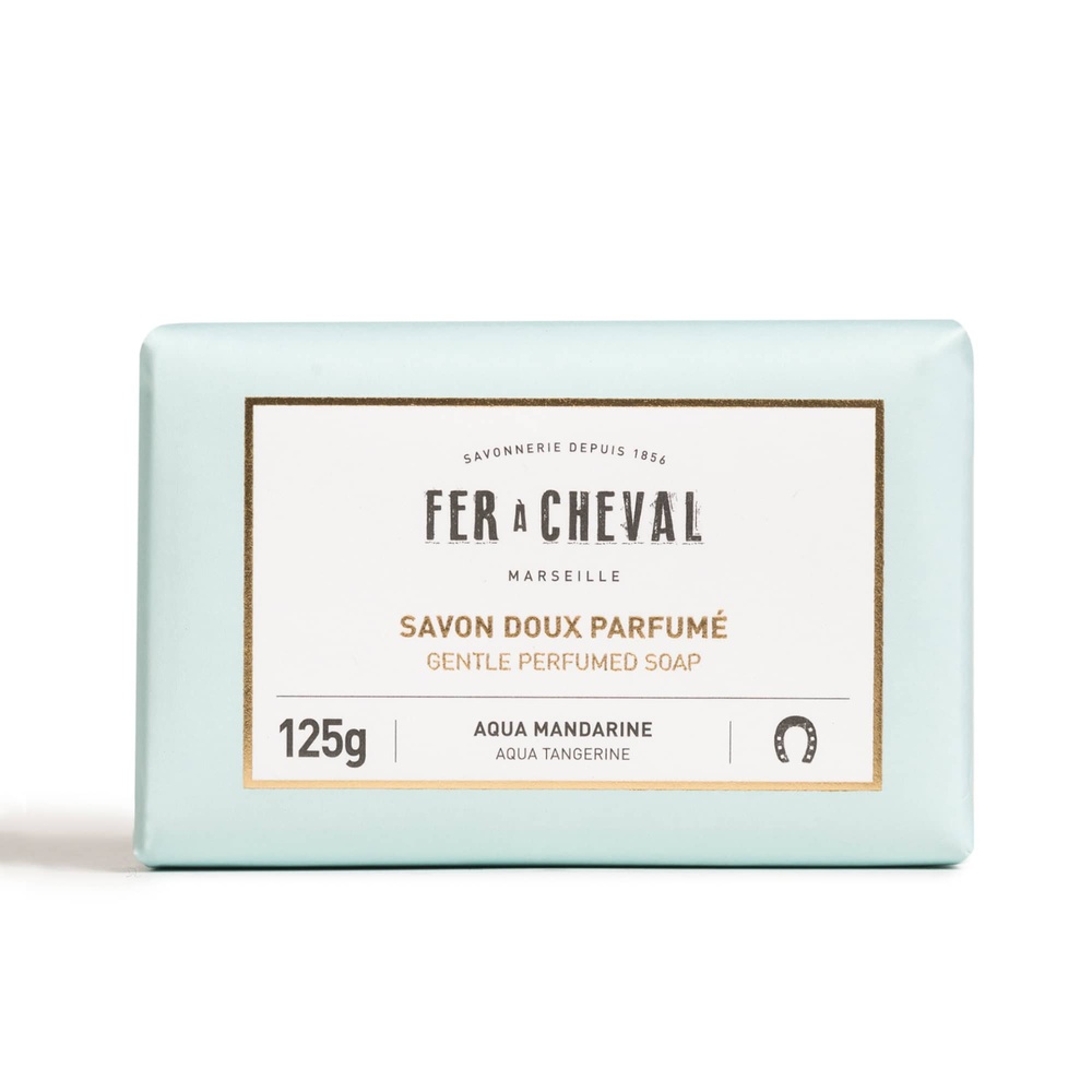 fer à cheval SAVON DOUX PARFUME -AQUA MANDARINE 125G Savon Solide