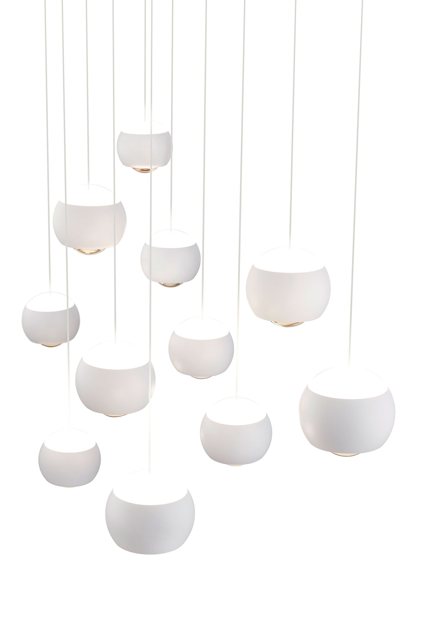 MusterringLED-Pendelleuchte 11flg