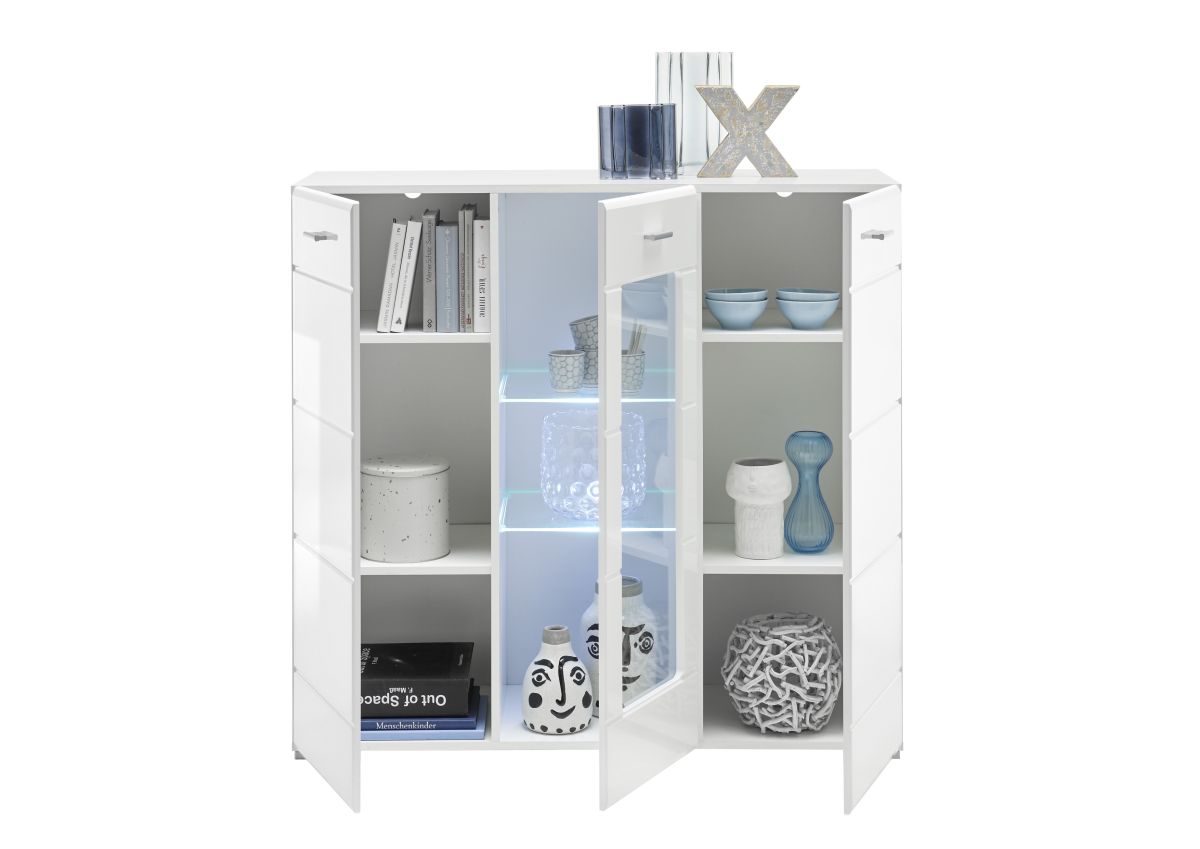 Highboard Enrique Weiß