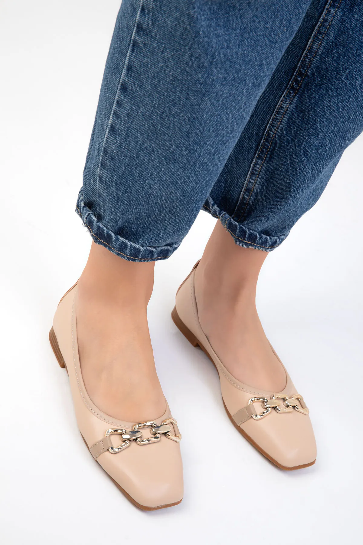 SOHO  Ballerina - Beige - Flacher Absatz