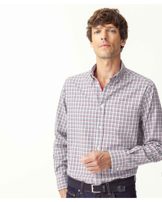 Chemise micro-carreaux chaude Thermolactyl