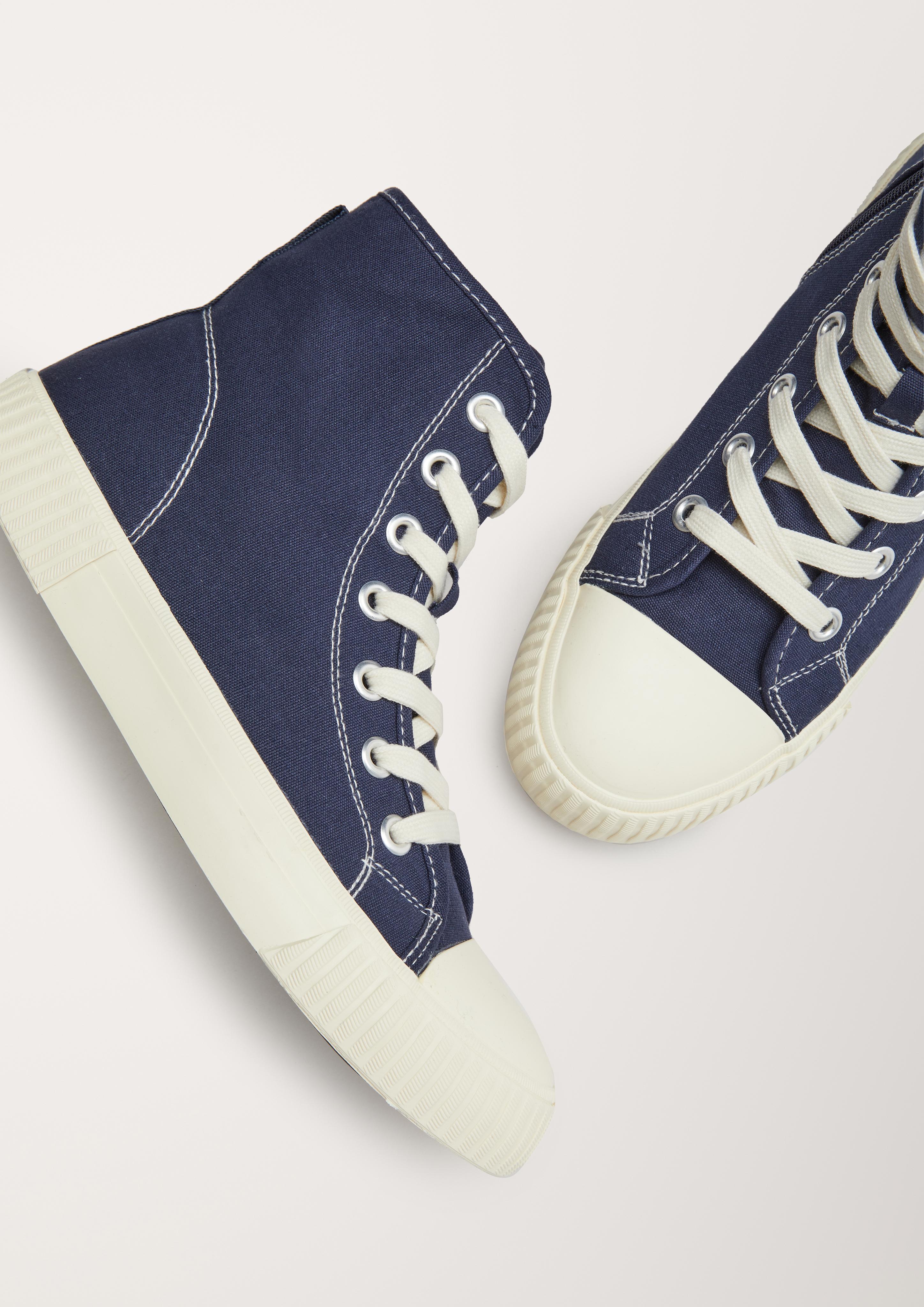 Vegane High-Top-Sneaker  6005361-805