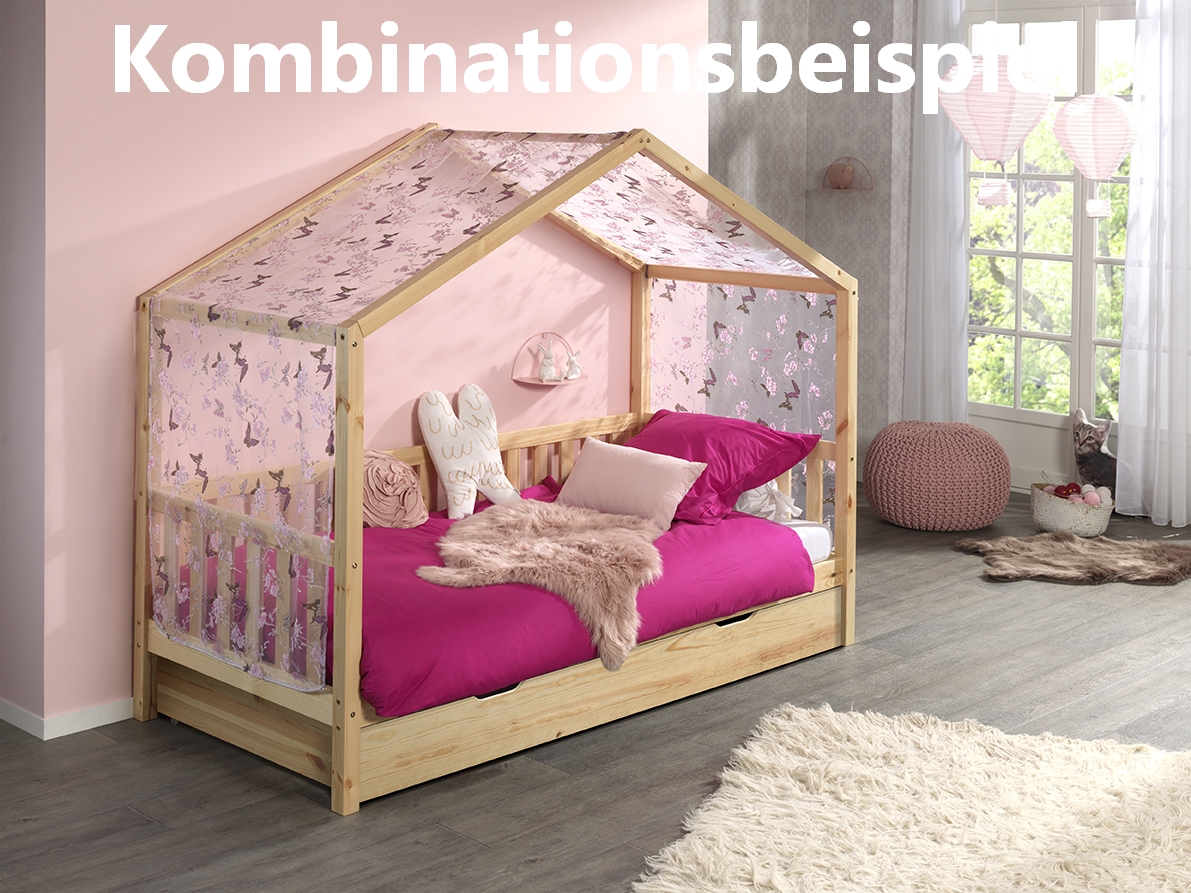 VIPACK Bettschublade für Hausbett Serie Dallas Fa. Vipack, 90 x 190 cm, Natur