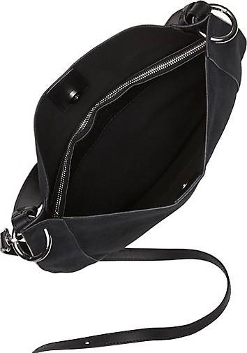 Marc O'Polo Hobo-Bag medium aus Veloursleder