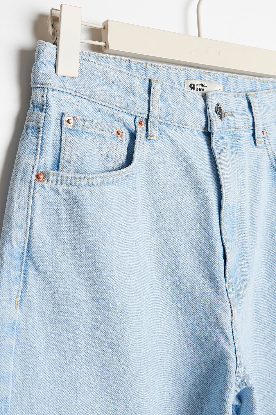 Block wide jeans