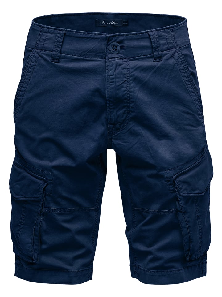 Amaci&Sons Cargoshorts RIVERLEA in Navyblau günstig kaufen