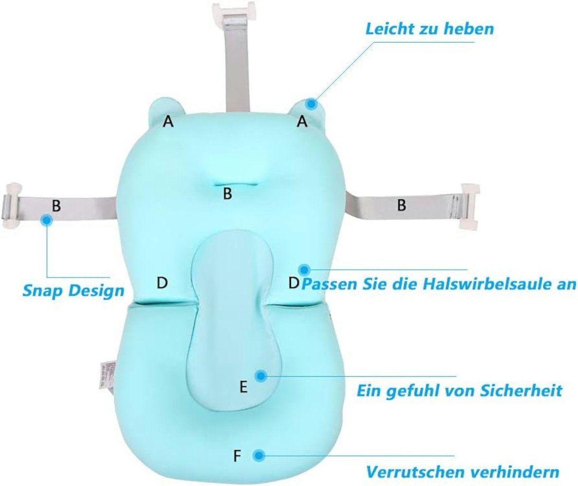 UE Stock Badewanneneinhängesitz Baby Badekissen Badewanne Unterstützung Badezubehör Für Neugeborenen, *** BESTER PREIS ***