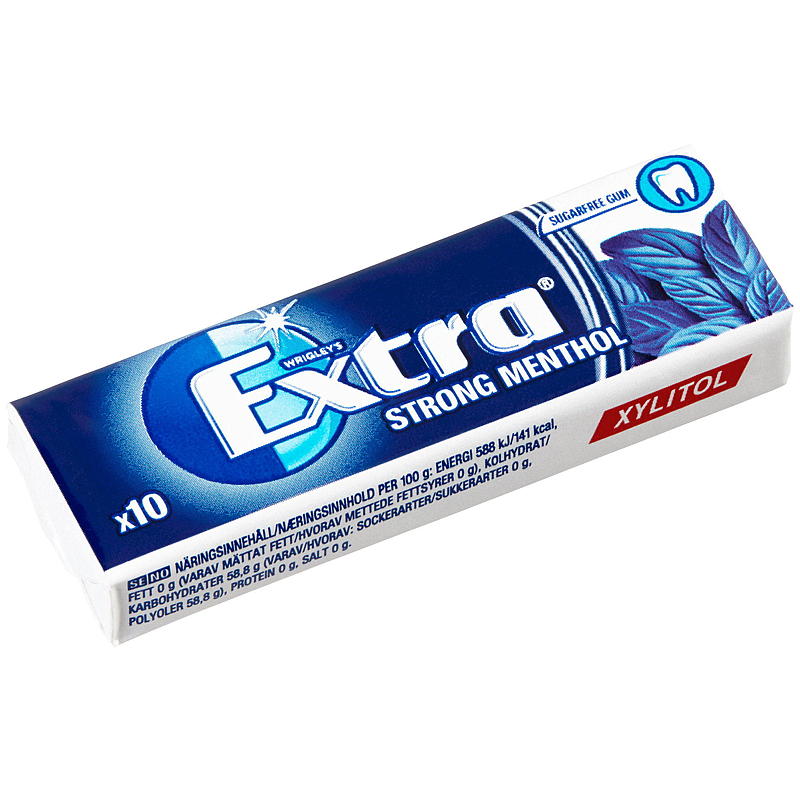 Extra Extra 14 g Strong menthol
