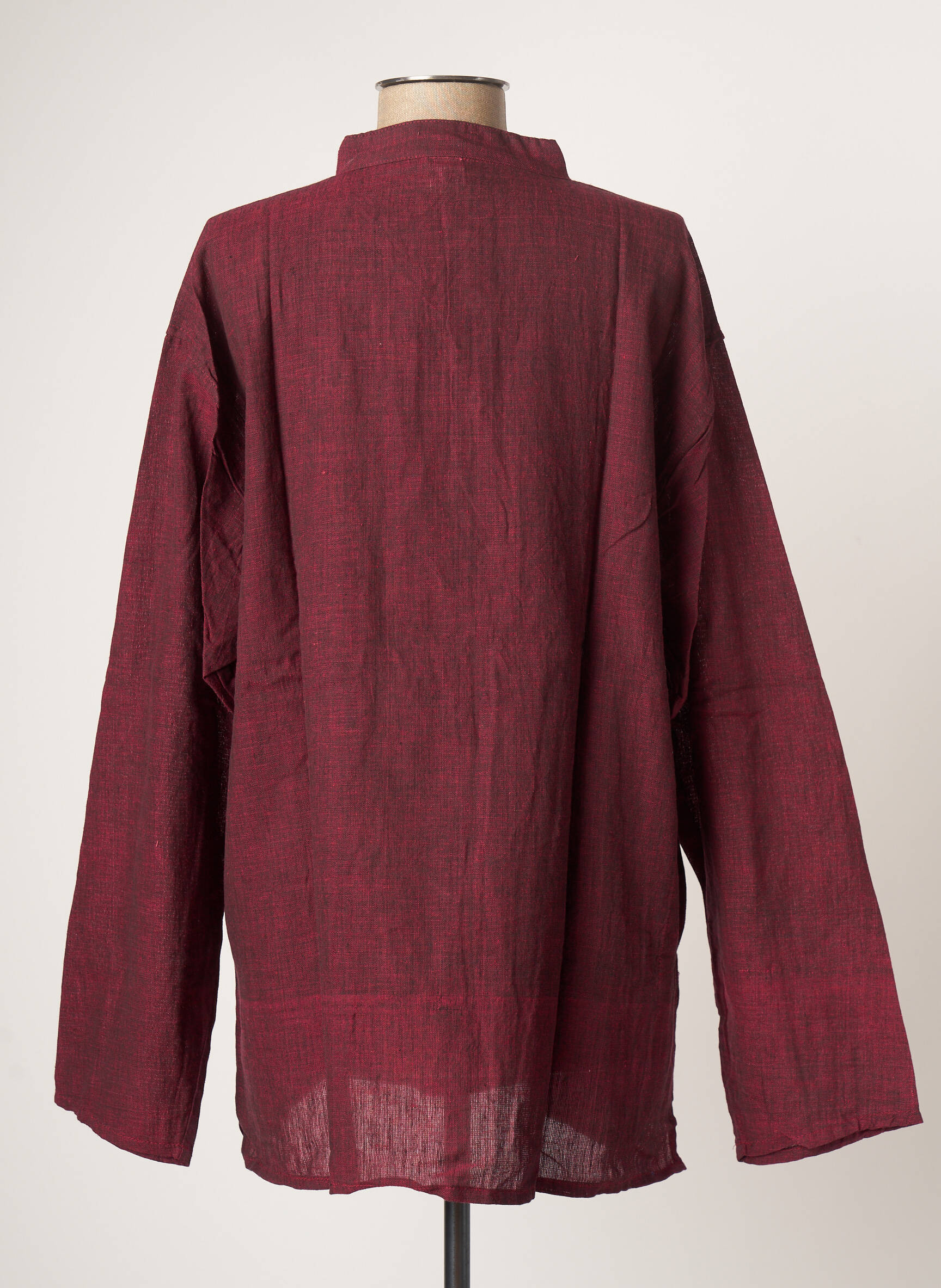 Palme Tuniquemanchelongue Femme couleur rouge