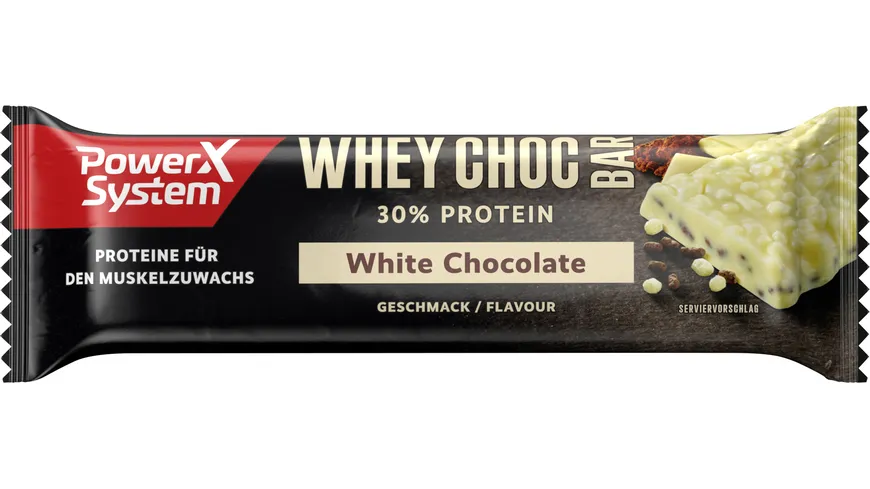 Power System Whey Choc Bar White Chocolate 50 g