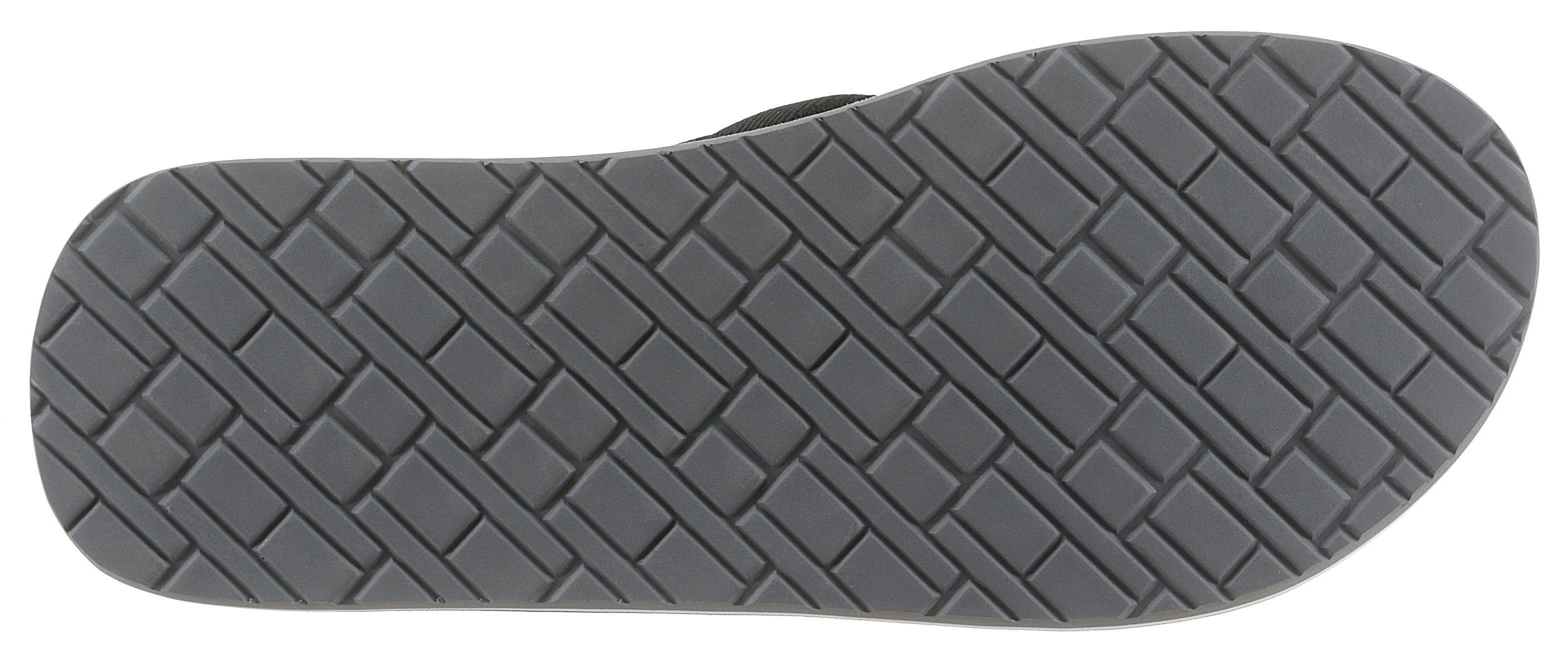 Tommy Hilfiger ESSENTIAL TH BEACH SANDAL Zehentrenner mit Logo Print