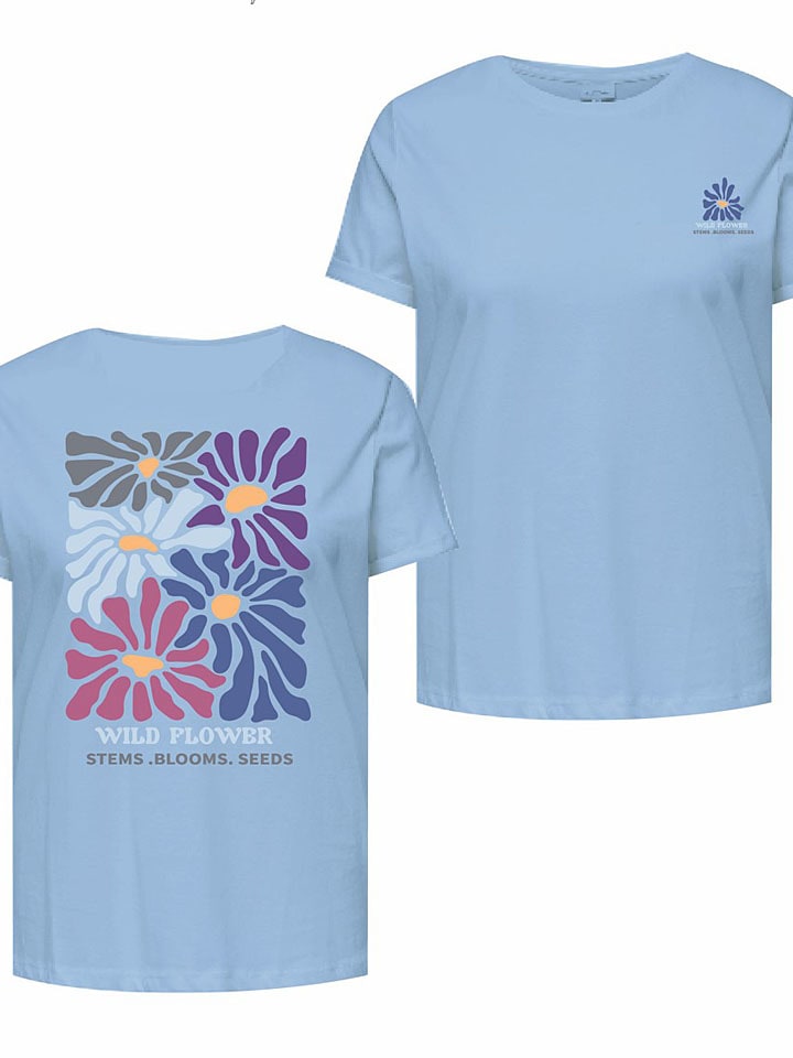 ONLY Carmakoma Shirt in Hellblau günstig kaufen