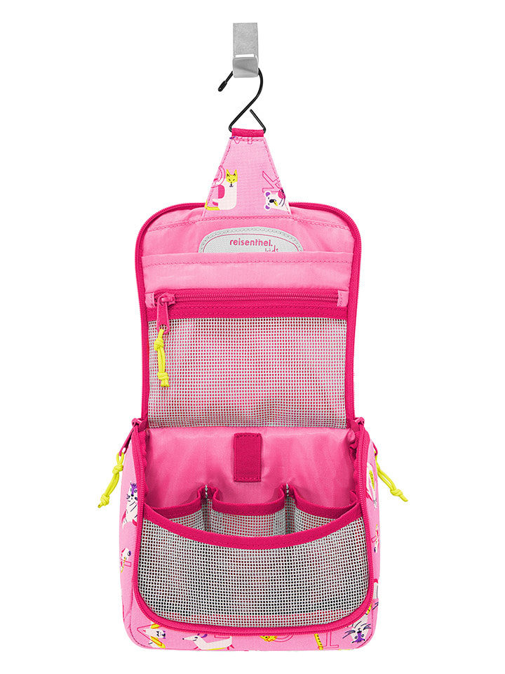 Reisenthel Kulturbeutel in Rosa/ Gelb/ Weiß - (B)18,5 x (H)16 x (T)7 cm günstig kaufen onesize