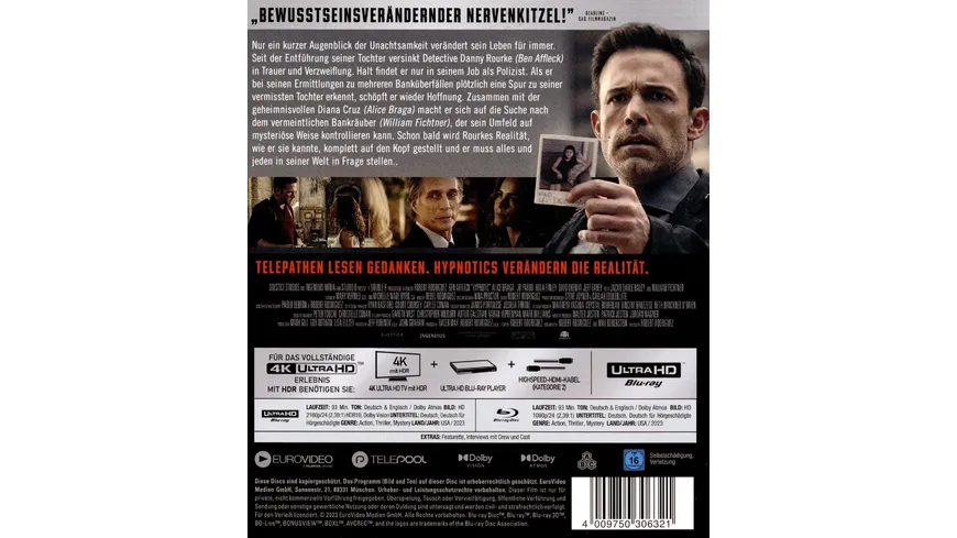 Hypnotic - Ein Robert Rodriguez Film  (4K Ultra HD) (+ Blu-ray)