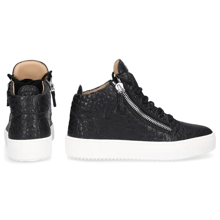 Giuseppe Zanotti - Sneaker high KRISS Kalbsleder - schwarz