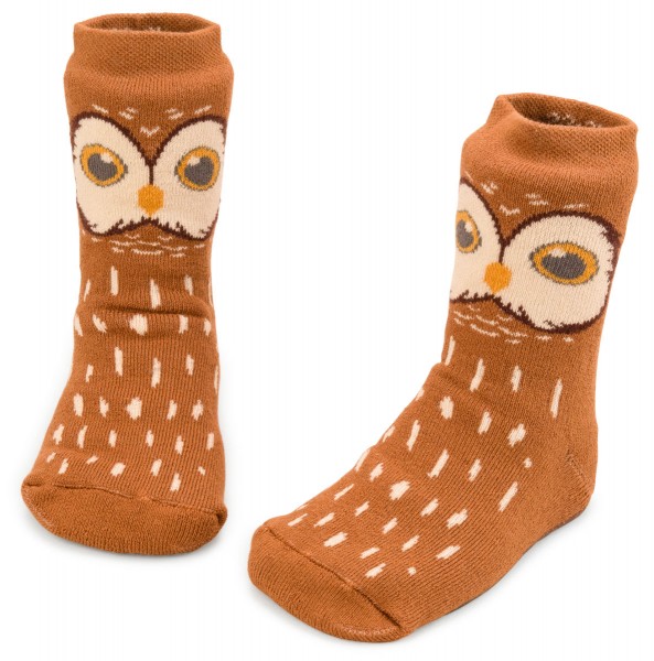 Ewers ~ Stoppersocke SoftStep ~ Eule toffee