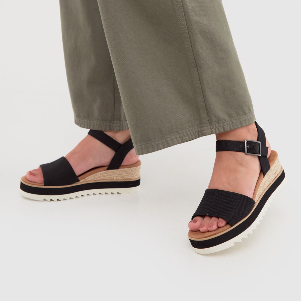 TOMS – Diana – Svarta sandaler
