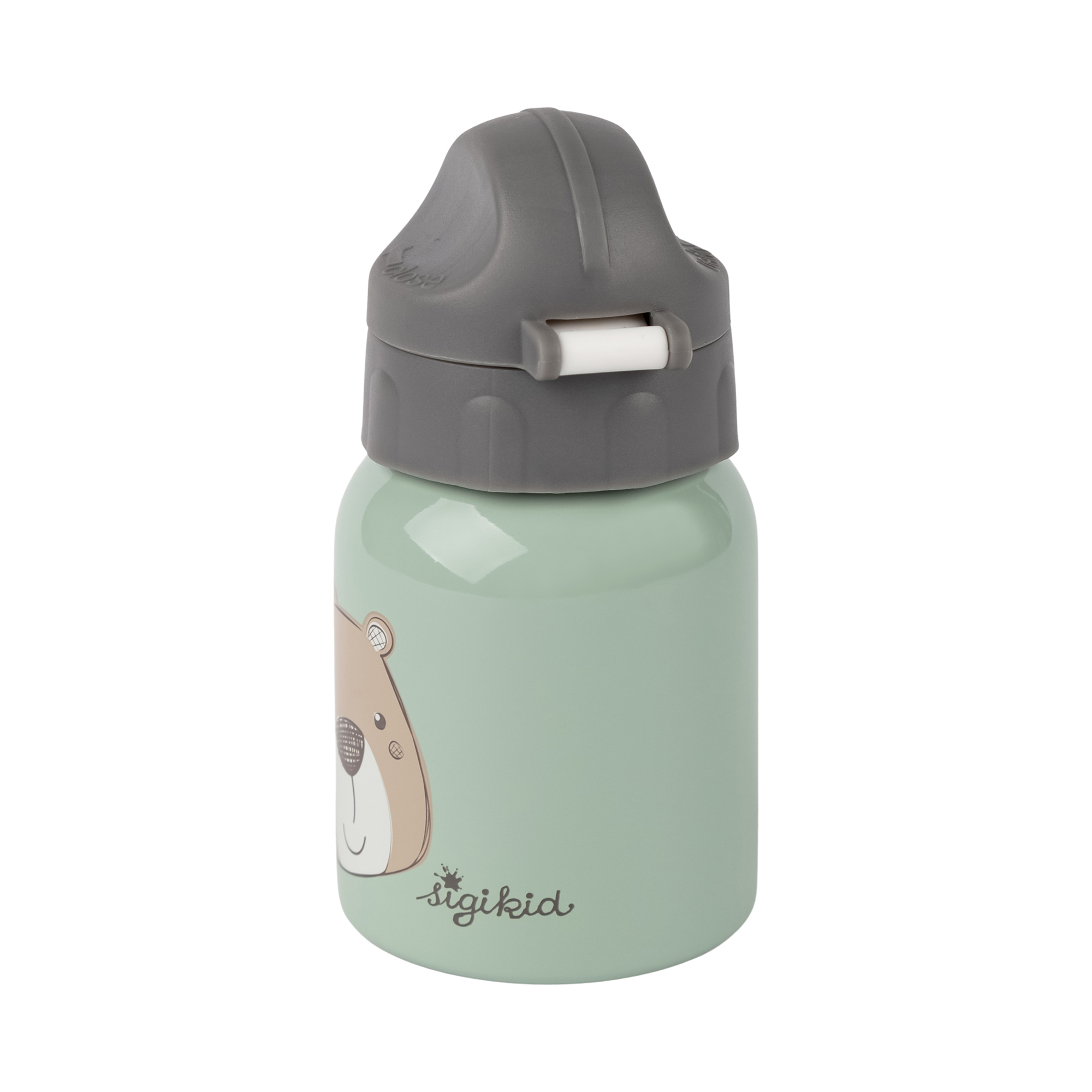 Edelstahl Kinder Trinkflasche Bär, 250ml