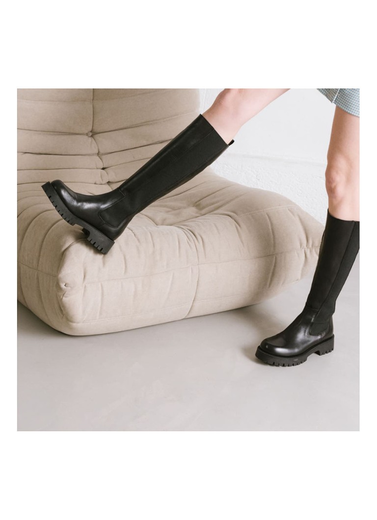Jonak  Rebel chelsea boot van leer