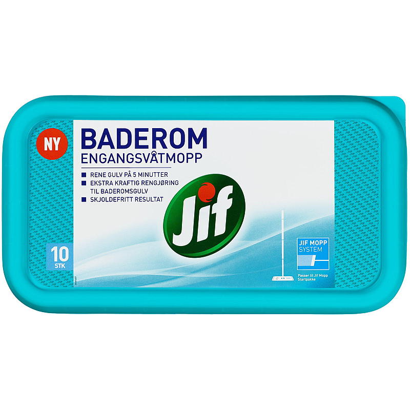 Jif Engangsmopp 10-pk Jif Baderom
