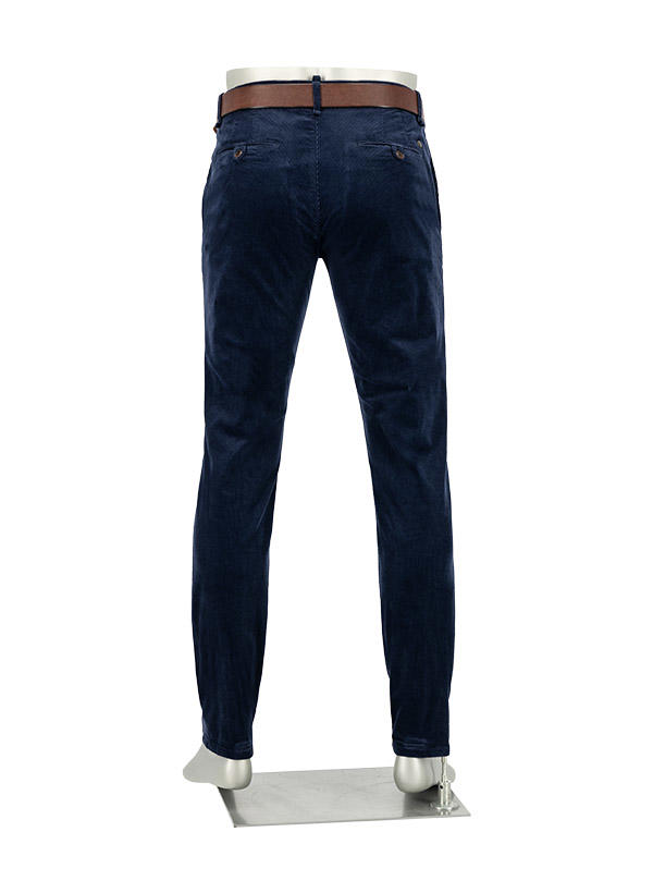 Alberto, Hose, Regular Fit, Cord, navy