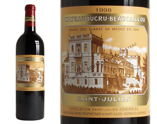 Château Ducru-Beaucaillou Rouge 1998, Second Cru Classé En 1855 Bordeaux Saint-Julien