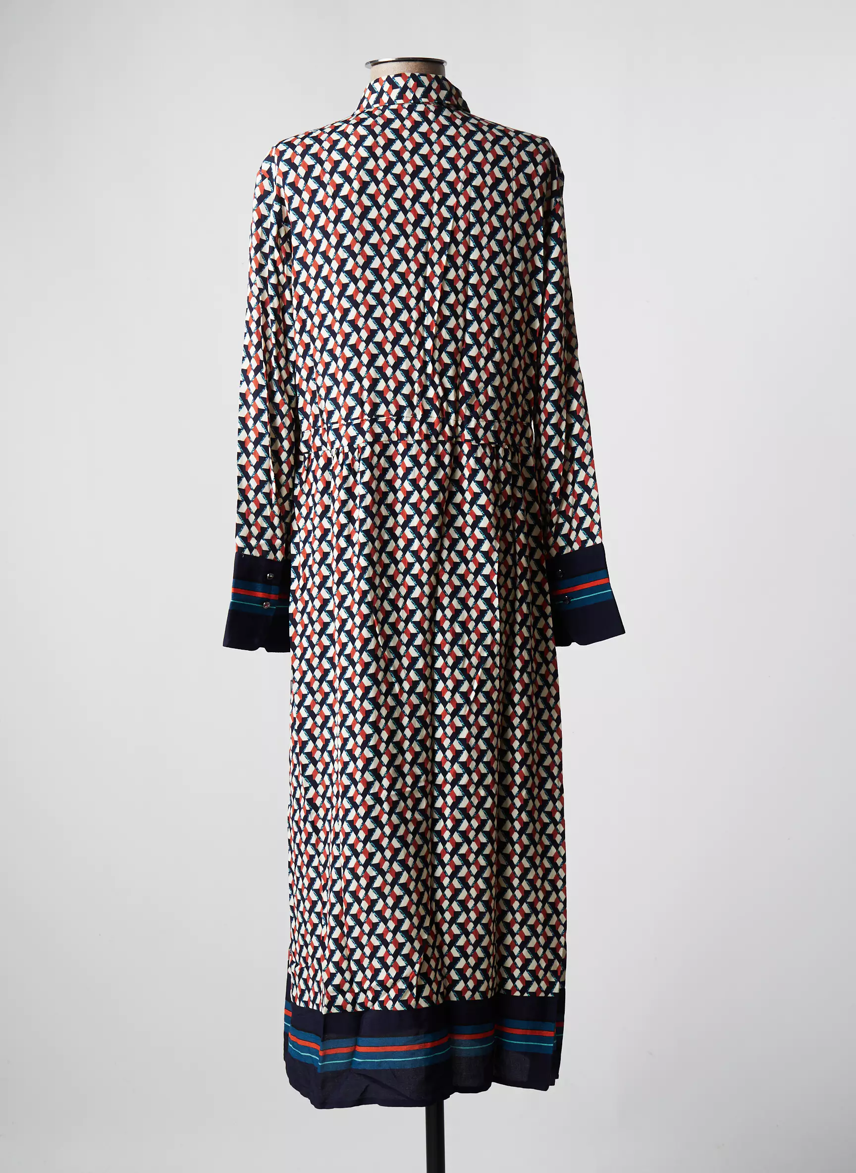 Esprit Robes Mi Longues Femme couleur bleu
