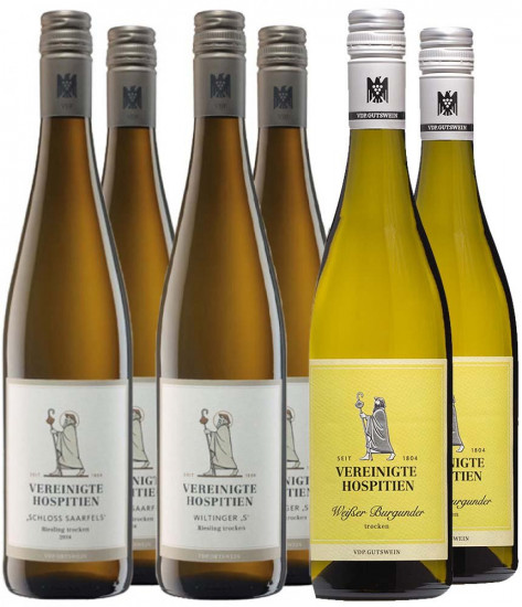 Probierpaket Weißwein Trocken - Vereinigte Hospitien