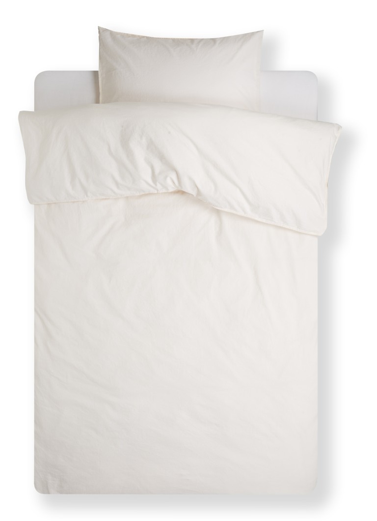 Komplet pościeli Vandyck z bawełny washed cotton: zawiera poszwę na kołdrę i poszewkę na poduszkę.