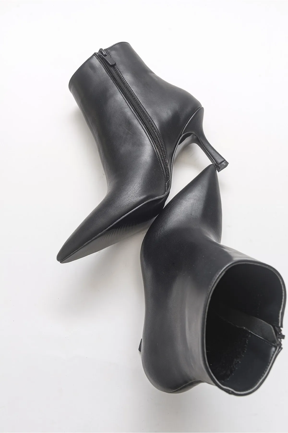 LuviShoes  Raison Schwarze Damenstiefel