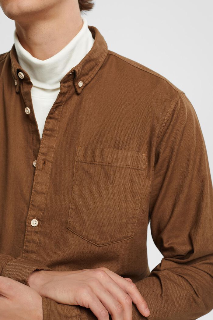 Button-Down-Hemd aus Baumwolle