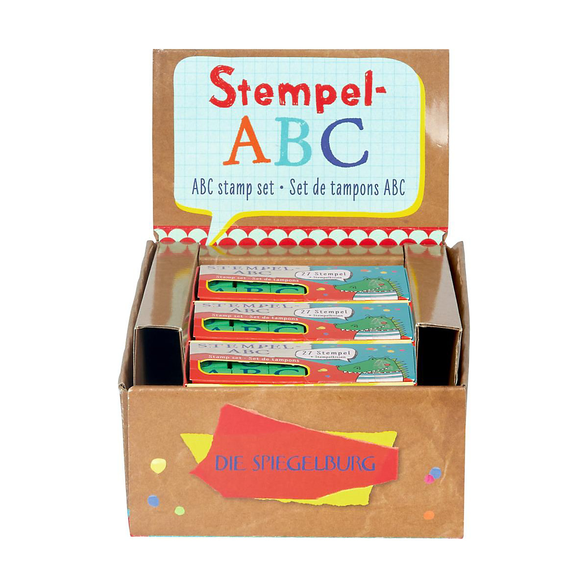 Bunte Geschenke Stempel-ABC