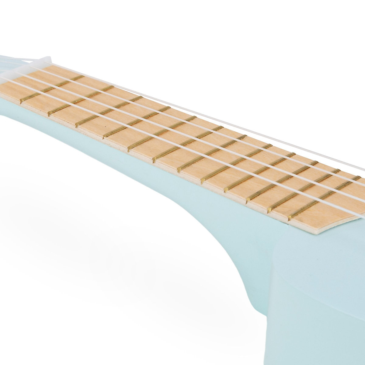 Holzgitarre – Ukulele – blaue Farbe, lehrt einfache Akkorde, stimuliert den Hörsinn, Nachahmung eines echten Instruments, schöne Klänge