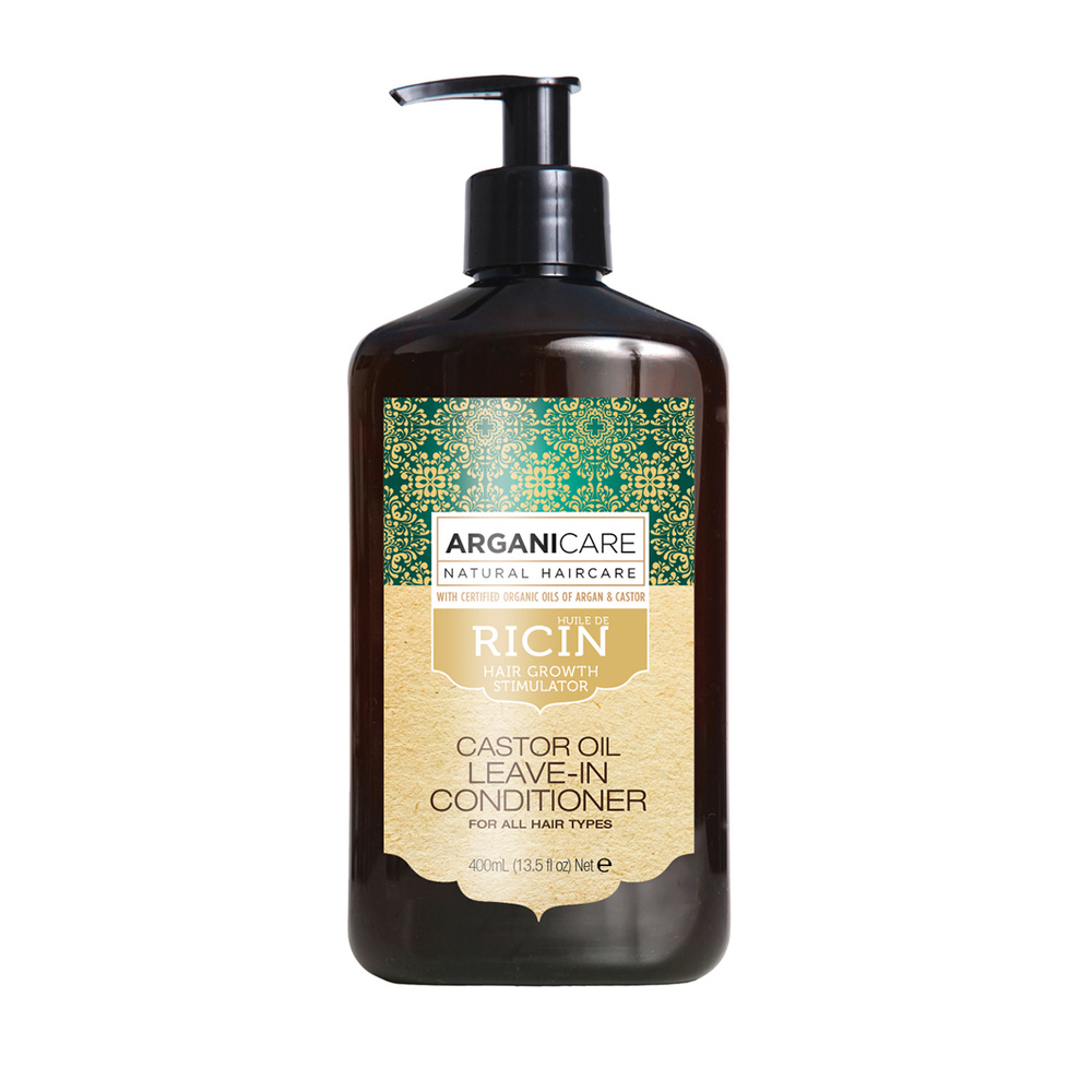 Arganicare Soin sans rinçage à l’huile de Ricin hydratant cheveux secs