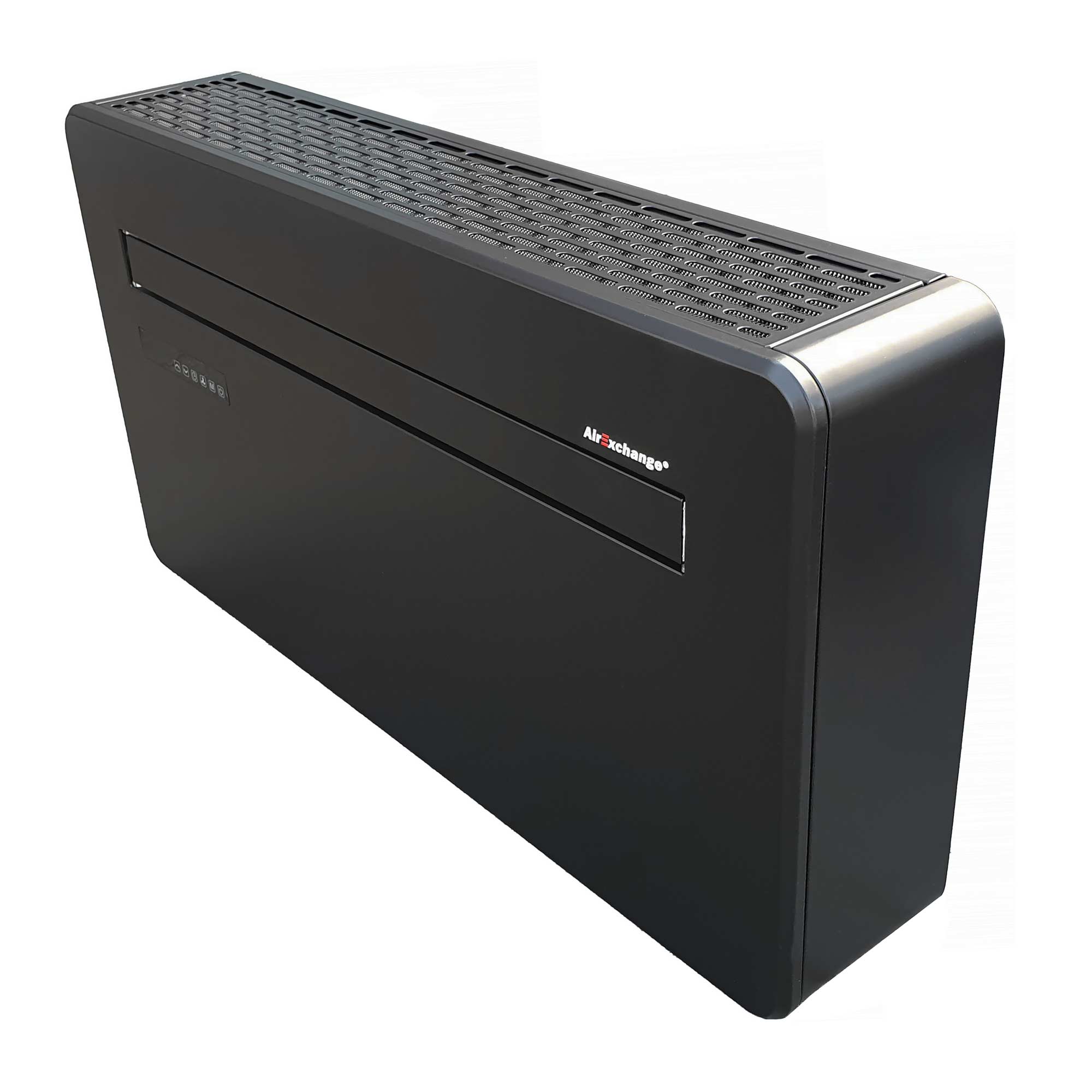 Bomba de calor monobloque AirExchange 2023-12R-Black, color negro.