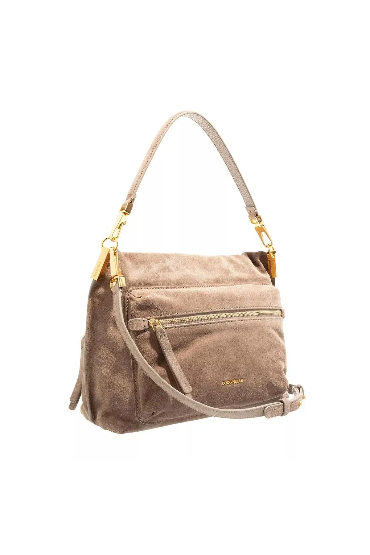Coccinelle  Hyle Wildleder Warm Taupe