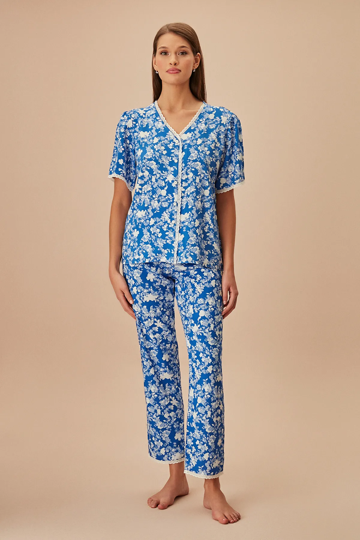 SUWEN  Adel Maskulines Pyjama-Set