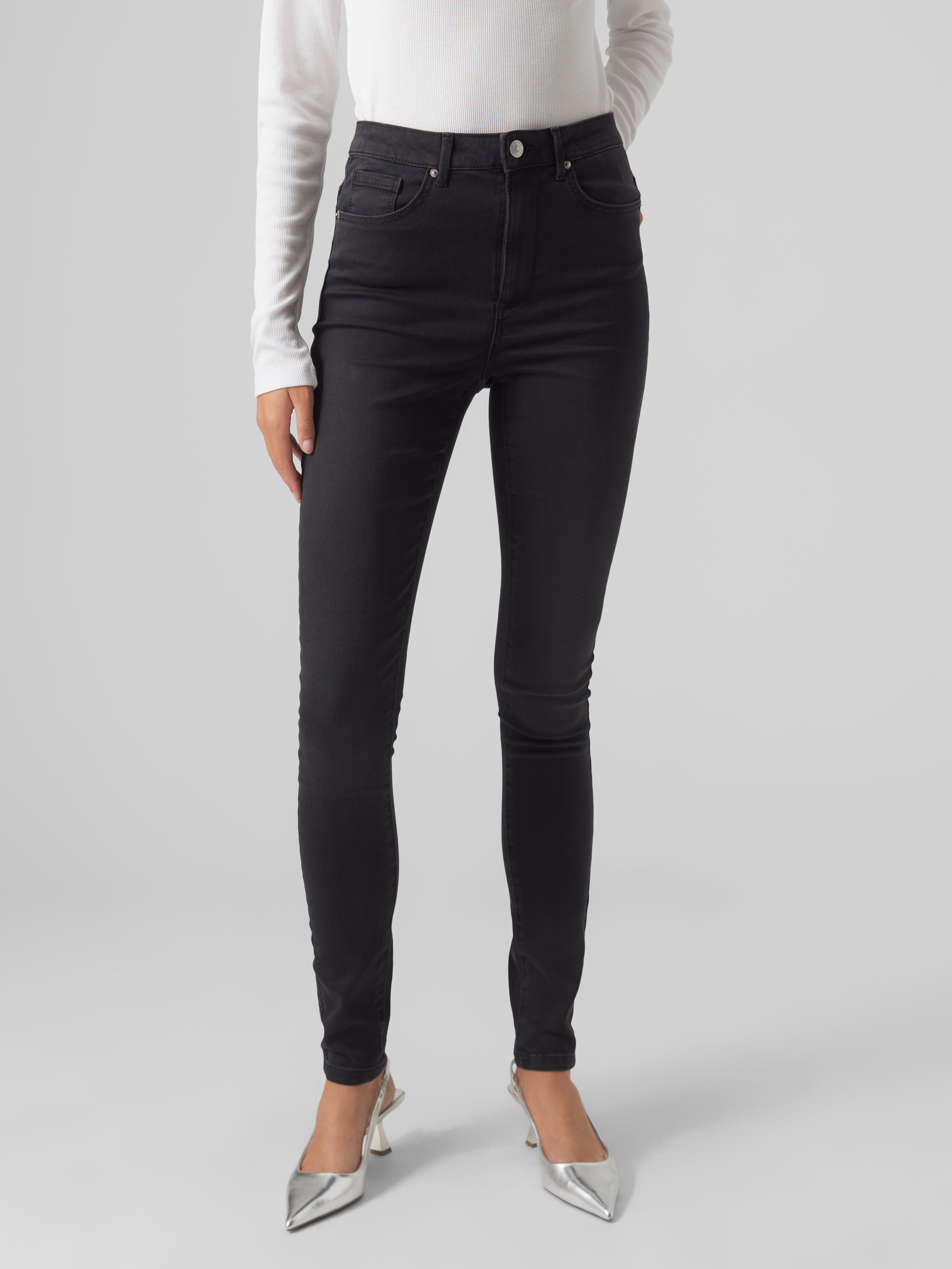 VMSOPHIA Hohe Taille Slim Fit Jeans