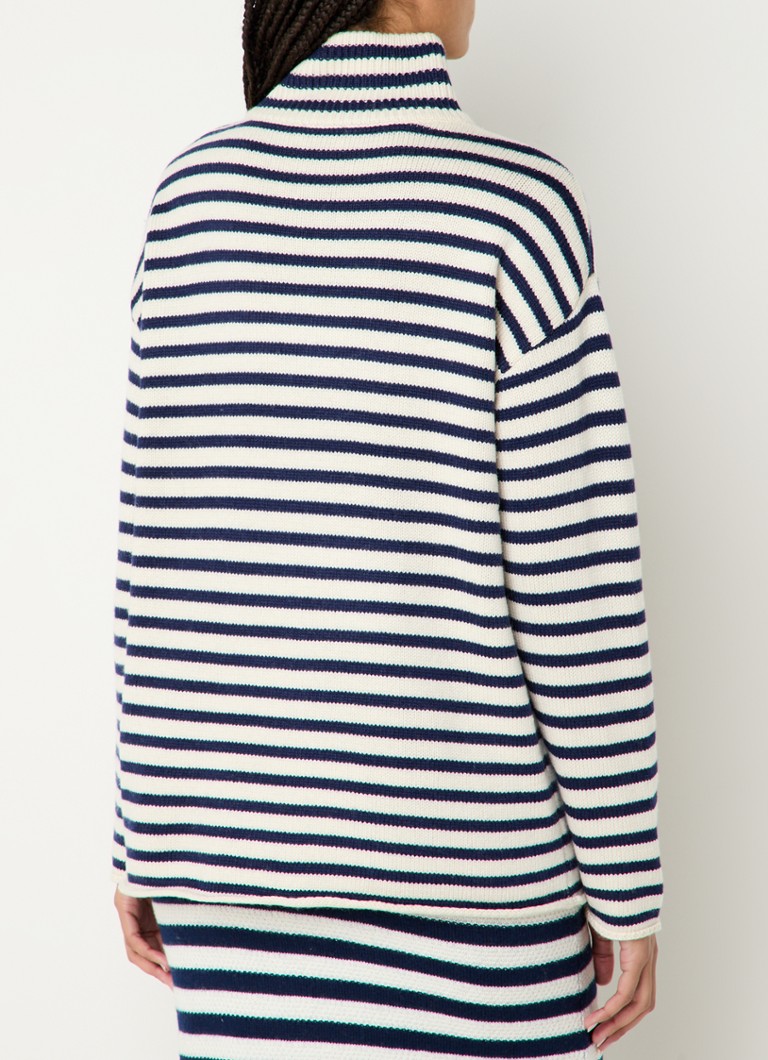 Maglione a righe in maglia fine di misto lana di Claudie Pierlot