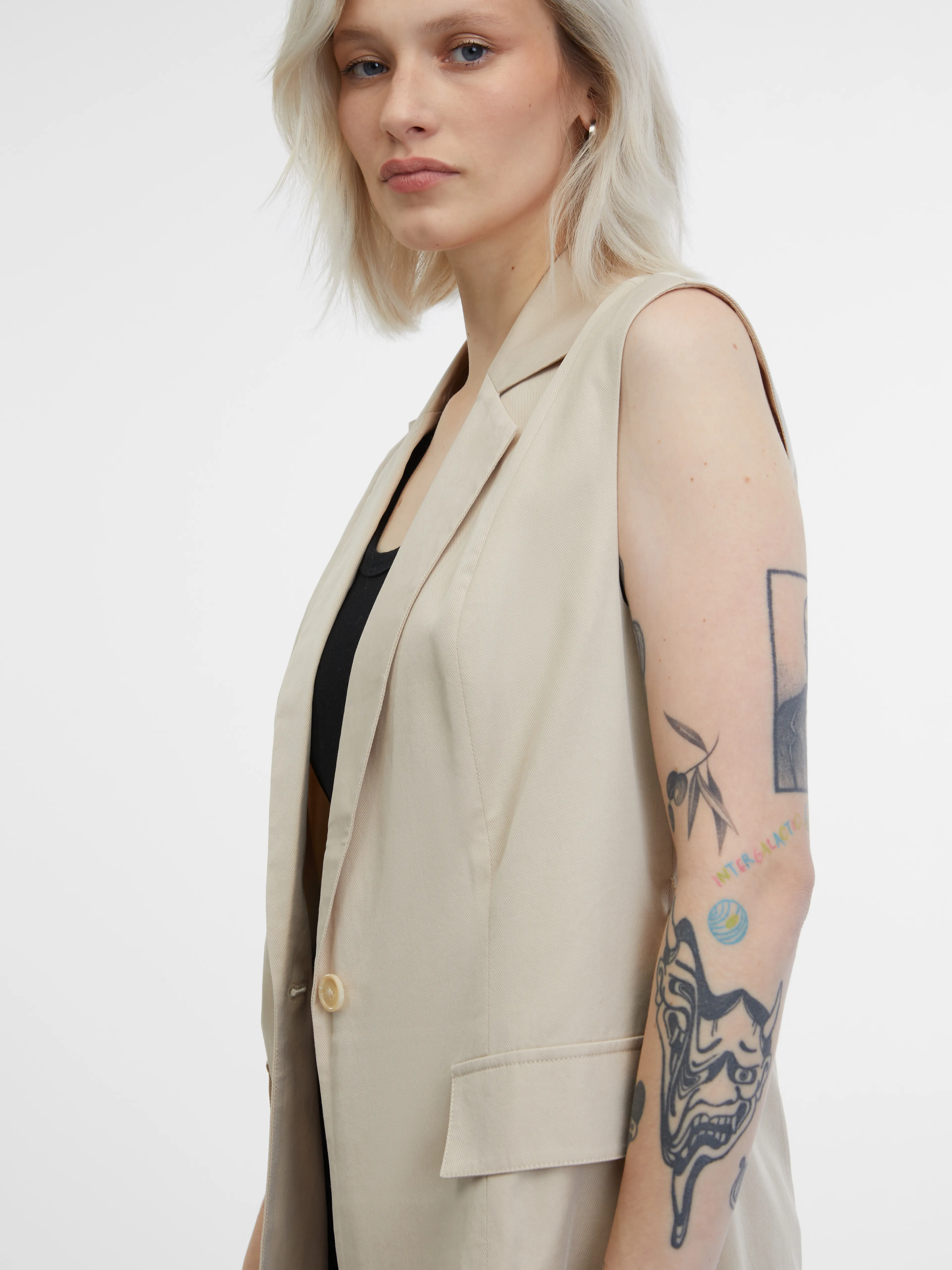 Beige Damen-Weste ORSAY