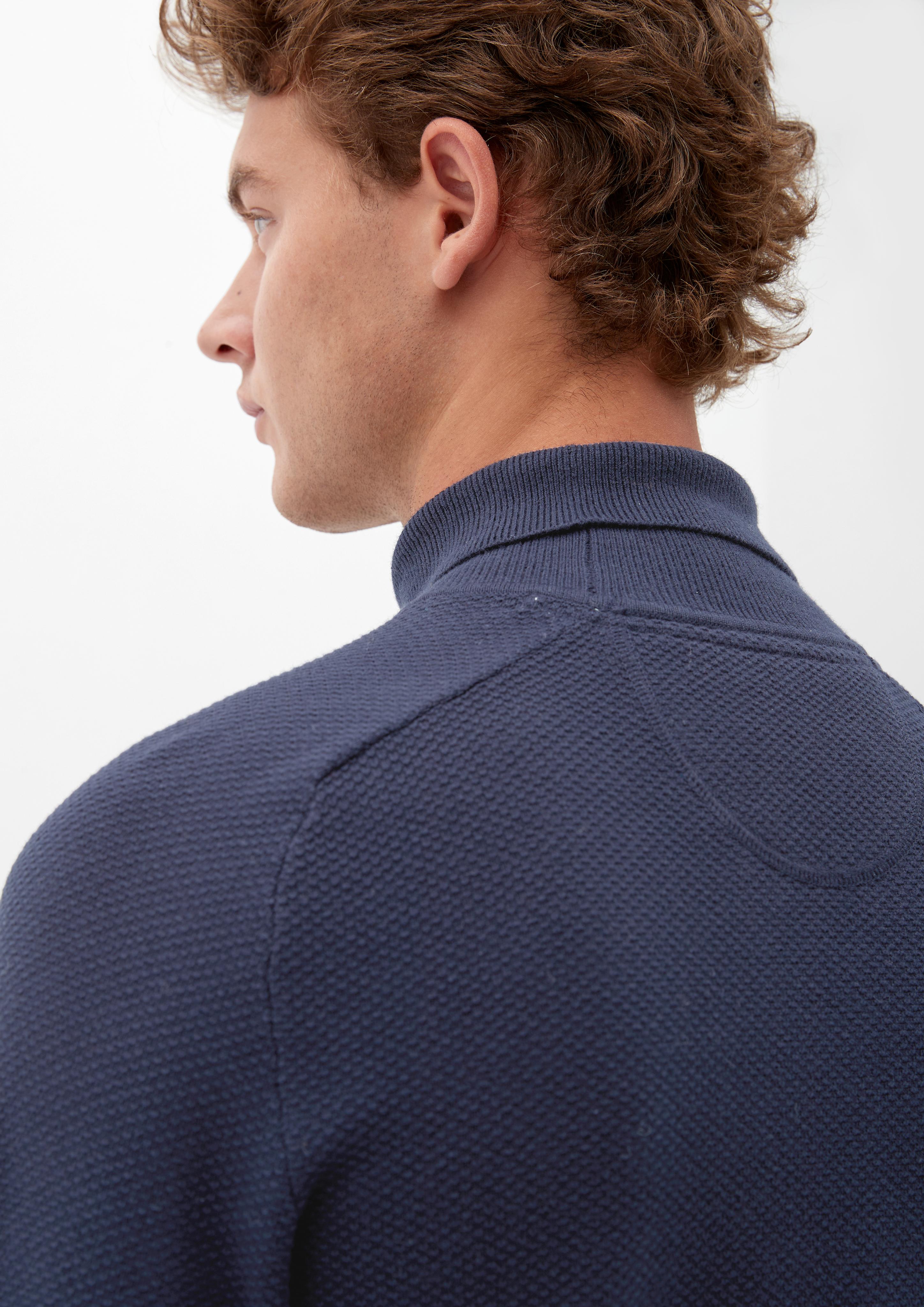 Rollkragenpulli mit Strickmuster  2123351-5978