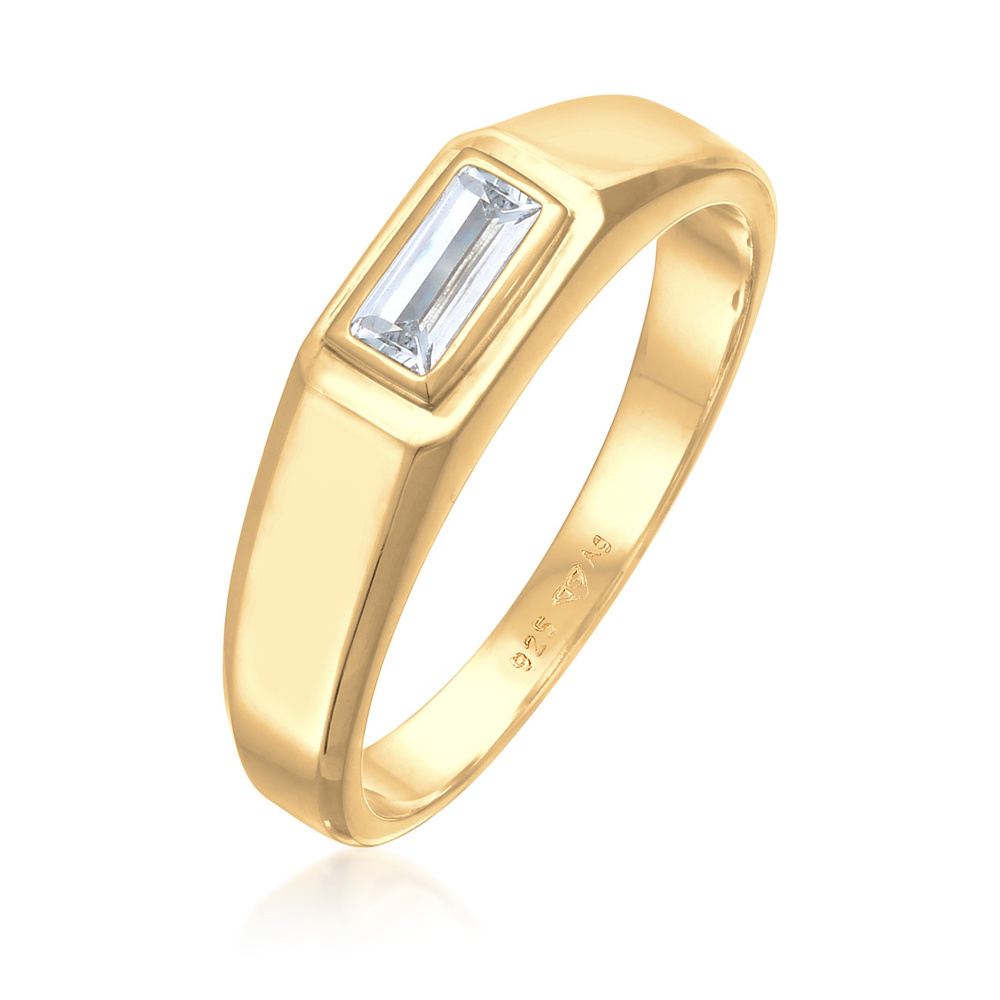 KUZZOI KUZZOI Bague Hommes Simple Elégant avec topaze en argent sterling 925 Bague